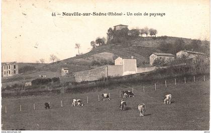 Carte POSTALE  Ancienne  de NEUVILLE sur SAONE