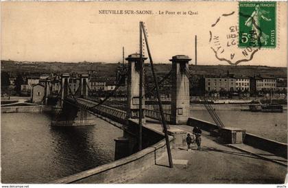 CPA Neuville-sur-Saone - Le Pont et le Quai (1036363)