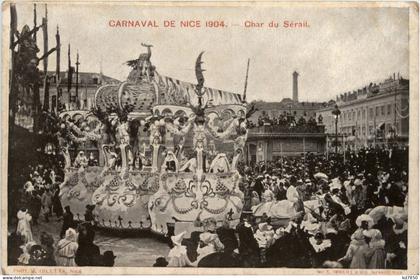 Nice, Carnaval de Nice 1904 - Char du Serail