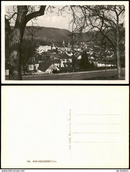 Niederbronn Niederbronn-les-Bains Panorama-Ansicht Bad Niederbronn 1950