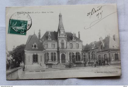 Cpa 1915, Nogent le Roi, hôtel de ville, Eure et Loir 28