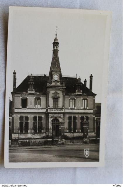 Cpsm, Nogent le Roi, l'hôtel de ville, Eure et Loir 28