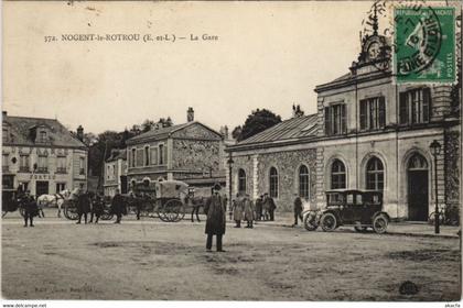 CPA NOGENT-le-ROTROU - La Gare (34361)