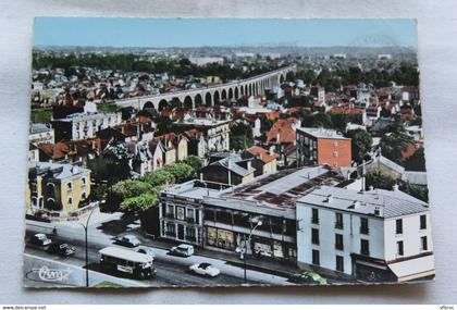 Cpm 1969, Nogent le Perreux, vue panoramique sur le viaduc, Val de Marne 94