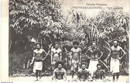 Carte POSTALE  Ancienne  de  NOUVELLE CALEDONIE - Canaques