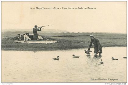 Noyelles sur mer : chasseurs de canards - chasse