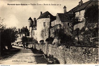 CPA Noyers-sur-Serein - Vieille Tours - Bords du Serein FRANCE (960766)