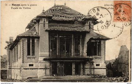 CPA Noyon - Noyon apres la Guerre - Facade du Theatre (1032354)