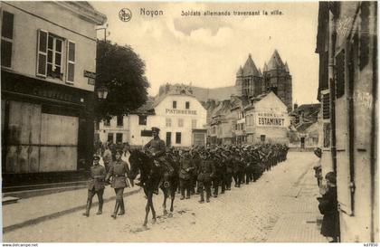 Noyon - Soldats allemands