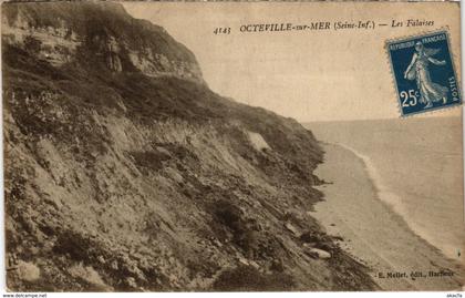 CPA OCTEVILLE-sur-MER - Les Falaises (105649)