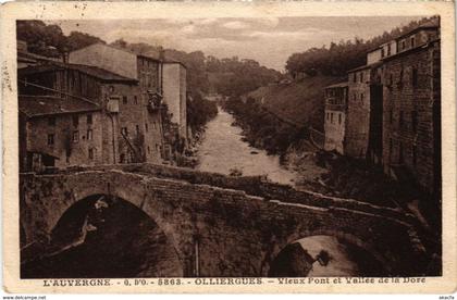 CPA OLLIERGUES - Vieux Pont et Vallée de la DORE (106075)