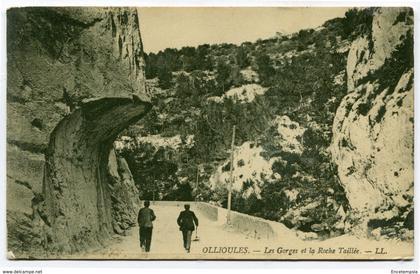 CPA - Carte Postale - France - Ollioules - Les Gorges et la Roche Taillée  ( CP4584 )