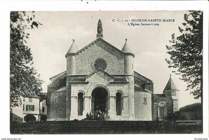 CPA- Carte Postale-France-Oloron Sainte Marie- Eglise Sainte Croix-VM19247