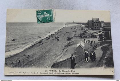 Onival, la plage côté Nord, Somme 80