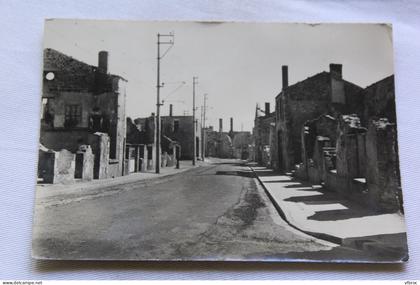 Cpm 1953, Oradour sur Glane, la grande rue, Haute Vienne 87