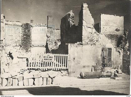 Photo Oradour sur Glane datée du 27/10/45