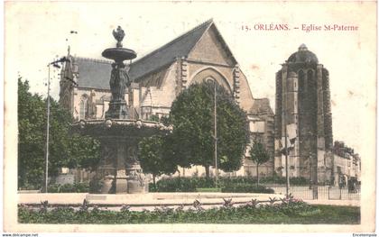 CPA-carte postale France- Orléans Eglise Saint Paterne  1906 VM44324