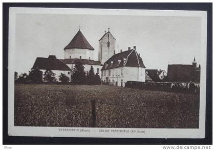 68 Ottmarsheim eglise sépia    D68D  K68154K  C68253C RH039478