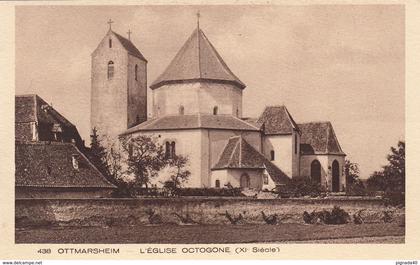 cp , 68 , OTTMARSHEIM , L'Église Octogonale (XIe s.)