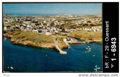 29 Ouessant - OUESSANT (Finistère) V. 504 - Le port de Lampaul Vue générale sur le bourg - vu /  D29D  K29155K  C29155C