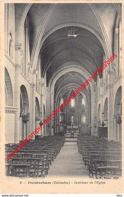 Intérieur de l'Eglise - Ouistreham - (14) Calvados