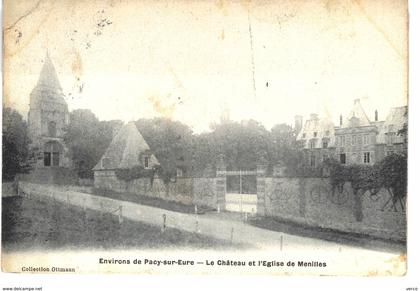 Carte postale ancienne de PACY sur EURE