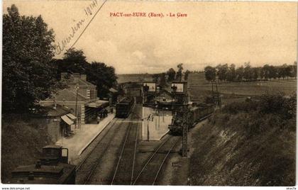 CPA PACY-sur-EURE - La Gare (211381)