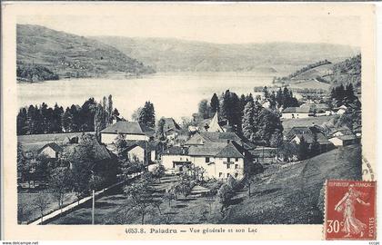 CPA Paladru vue générale et son lac