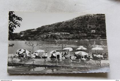 Cpsm 1964, Paladru Charavines, les bords du lac un jour d'été, Isère 38