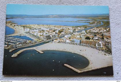 H764, Cpm, Palavas les Flots, vue aérienne, Hérault 34