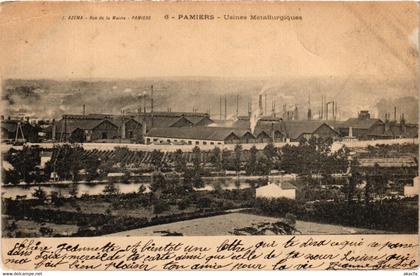 CPA PAMIERS Usines Métallurgiques (988932)