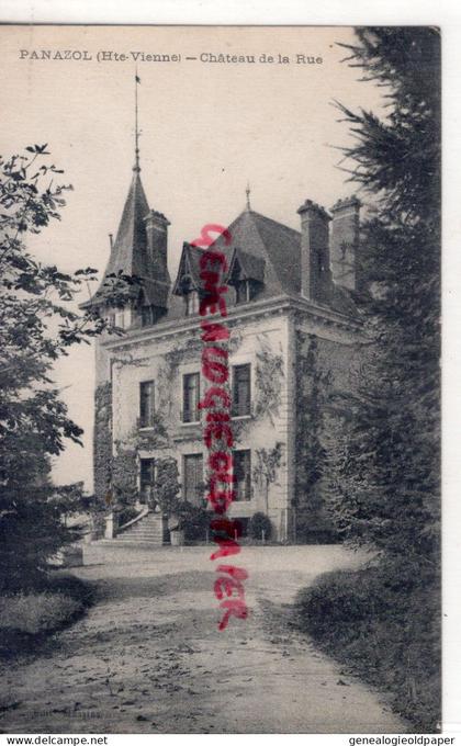 87- PANAZOL -   CHATEAU DE LA RUE