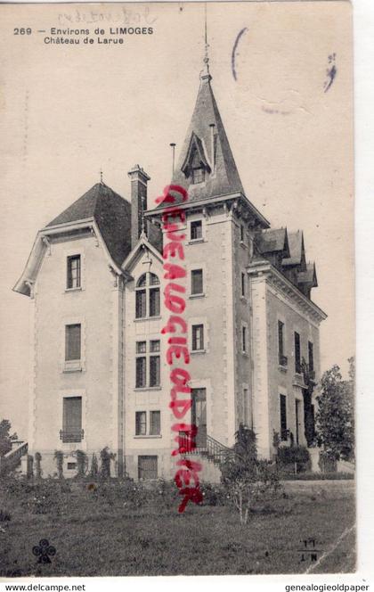 87- PANAZOL -   CHATEAU DE LA RUE-   RARE