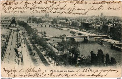 CPA PARIS Panorama de Paris (302811)