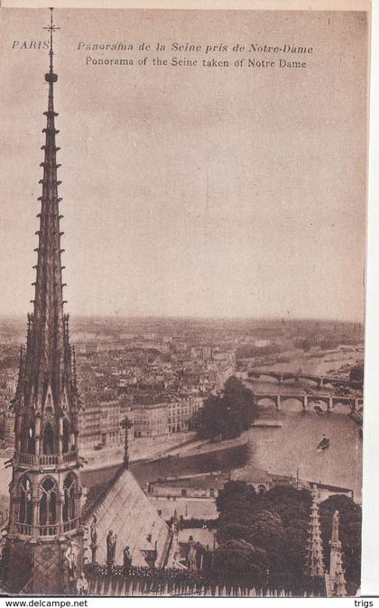 Paris - Panorama de la Seine pris de Notre Dame