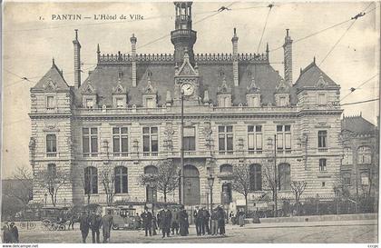 CPA Pantin L'Hôtel de Ville