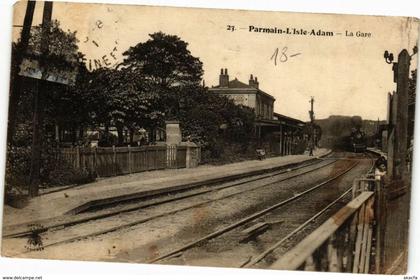 CPA PARMAIN-L ISLE-ADAM - La Gare (211208)