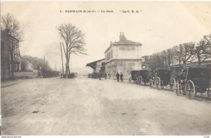 CPA Parmain La Gare