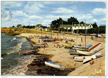 CPM...DE PENESTIN...ANIMEE...LA PLAGE DE POULANTE...