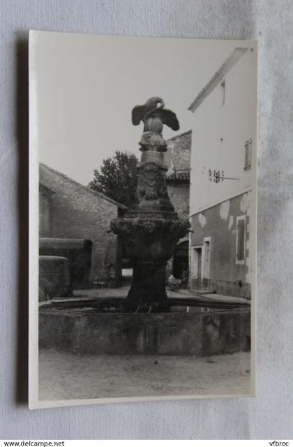 Cpsm, Pernes les Fontaines, fontaine du Cormoran, Vaucluse 84