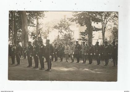 PERPIGNAN (PYRENEES ORIENTALES) CARTE PHOTO REVUE MILITAIRE (PHOTO A DURAN PERPIGNAN)