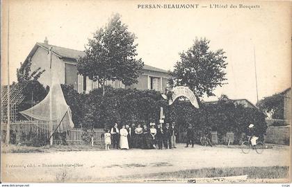 CPA Persan-Beaumont l'Hôtel des Bosquets