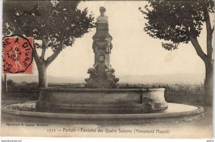 CPA PERTUIS Fontaine des Quatre Saisons - Monument Maurel (1086232)