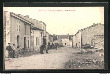 CPA Pierrefitte-sur-Aire, Rue de l`Eglise