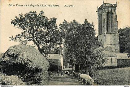 plonevez du faou * st herbot * route de l' entrée du village