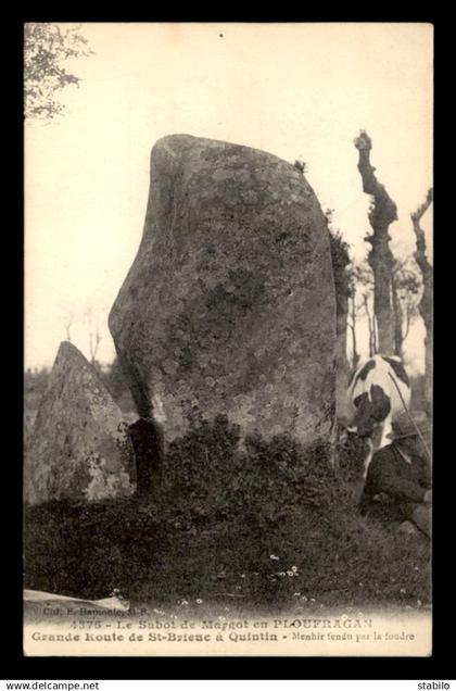 22 - PLOUFRAGAN - MENHIR LE SABOT DE MARGOT