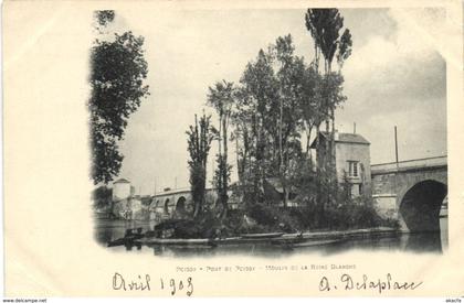 CPA POISSY-Pont de POISSY-Moulin de la Reine Blanche (260719)