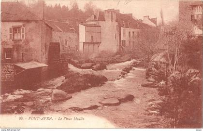 CPA Pont-Aven L'Aven Le Vieux Moulin