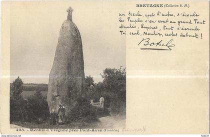 Menhir à Trégunc près de Pont-Aven