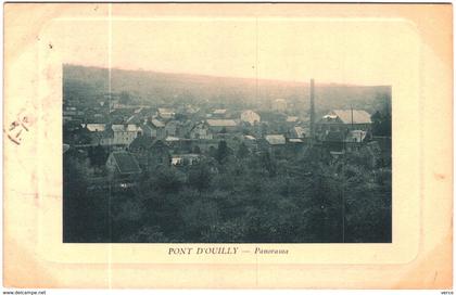 Carte Postale Ancienne de PONT D'OUILLY- panorama